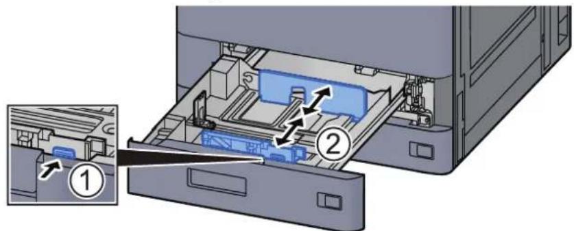 OLIVETTI dColor MF2555 - Retirer le guide d'alimentation d'enveloppe. - 5