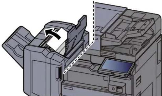OLIVETTI dCopia 5001MF - Élimination des agrafes coincées dans le module de finition 1000 feuilles - 3