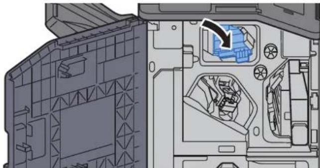OLIVETTI dCopia 5001MF - Élimination des agrafes coincées dans le module de finition et agrafage 100 feuilles - 5