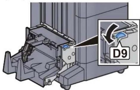 OLIVETTI dCopia 5001MF - Élimination des agrafes coincées dans l'unité de pliage (module de finition 4000-feuilles) - 11