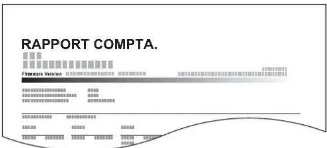 OLIVETTI dCopia 5001MF - Imprimé rapport compteurs - 1