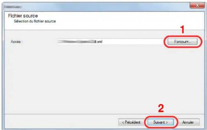 OLIVETTI dCopia 5001MF - Charger les données du carnet d'adresses. - 6