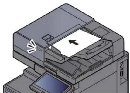 OLIVETTI dCopia 5001MF - Mettre en place les originaux. - 1
