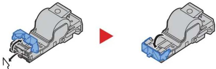 OLIVETTI dCopia 5001MF - Élimination des agrafes coincées dans le module de finition et agrafage 100 feuilles - 7