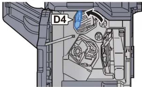 OLIVETTI dCopia 5001MF - Élimination des agrafes coincées dans le module de finition 4000 feuilles - 2