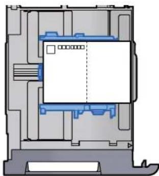 OLIVETTI dCopia 5001MF - Charger l'enveloppe avec la face à imprimer vers le haut. - 4
