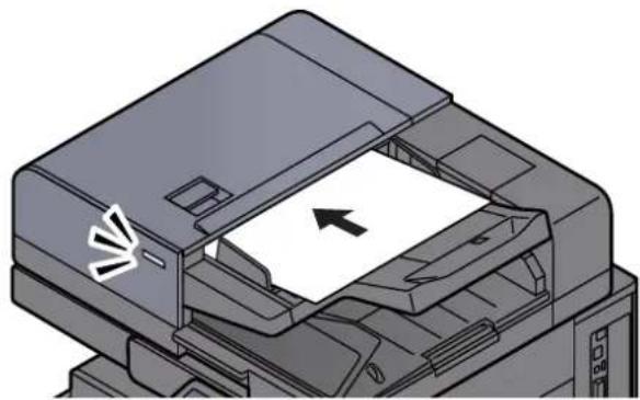 OLIVETTI dCopia 5001MF - Mettre en place les originaux. - 1