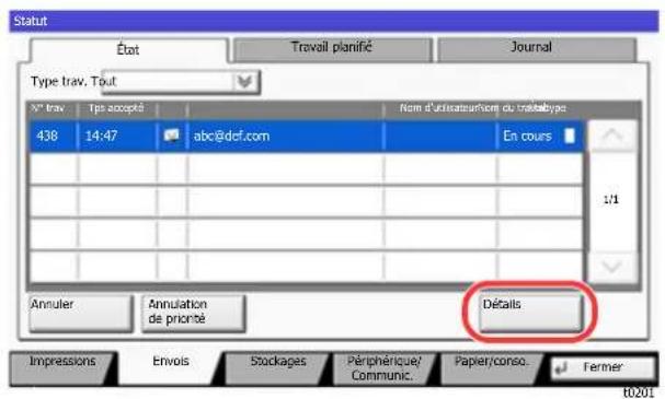 OLIVETTI dCopia 5001MF - Vérifier les informations. - 1