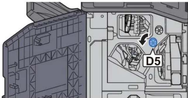 OLIVETTI dCopia 5001MF - Élimination des agrafes coincées dans le module de finition et agrafage 100 feuilles - 3