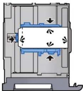 OLIVETTI dCopia 5001MF - Vérifier que les guides de longueur et de largeur papier sont bien en appui sur le papier. - 1