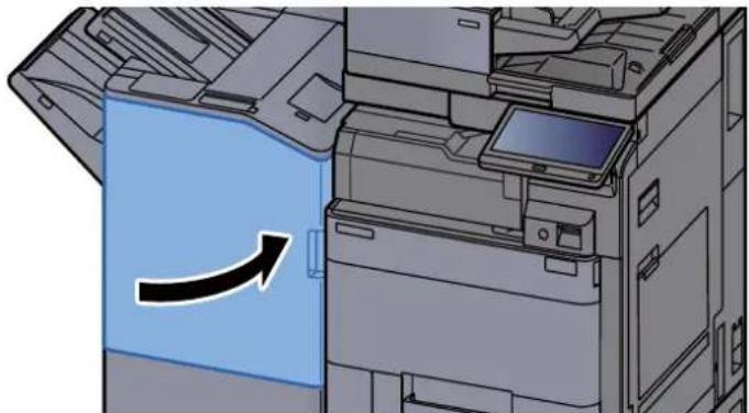 OLIVETTI dCopia 5001MF - Élimination des agrafes coincées dans le module de finition et agrafage 100 feuilles - 9