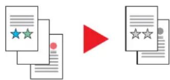 OLIVETTI dCopia 5001MF - Sauter les pages blanches durant l'impression (sauter page blanche) - 1
