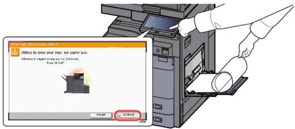 OLIVETTI dCopia 5001MF - Lancer l'impression - 1