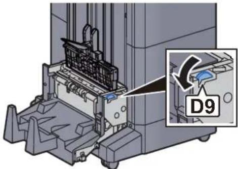 OLIVETTI dCopia 5001MF - Élimination des agrafes coincées dans l'unité de pliage (module de finition 4000-feuilles) - 15
