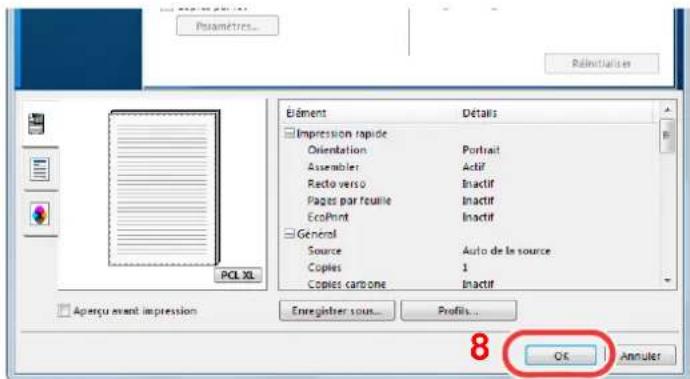OLIVETTI dCopia 5001MF - Enregistrer le format de papier. - 3