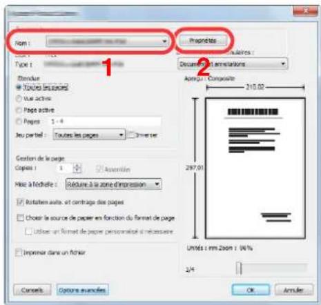 OLIVETTI dCopia 5001MF - Configurer les paramètres - 1