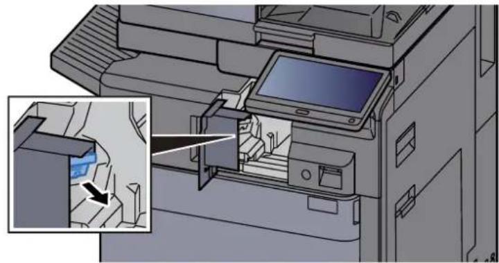 OLIVETTI dCopia 5001MF - Élimination des agrafes coincées dans le module de finition interne - 4
