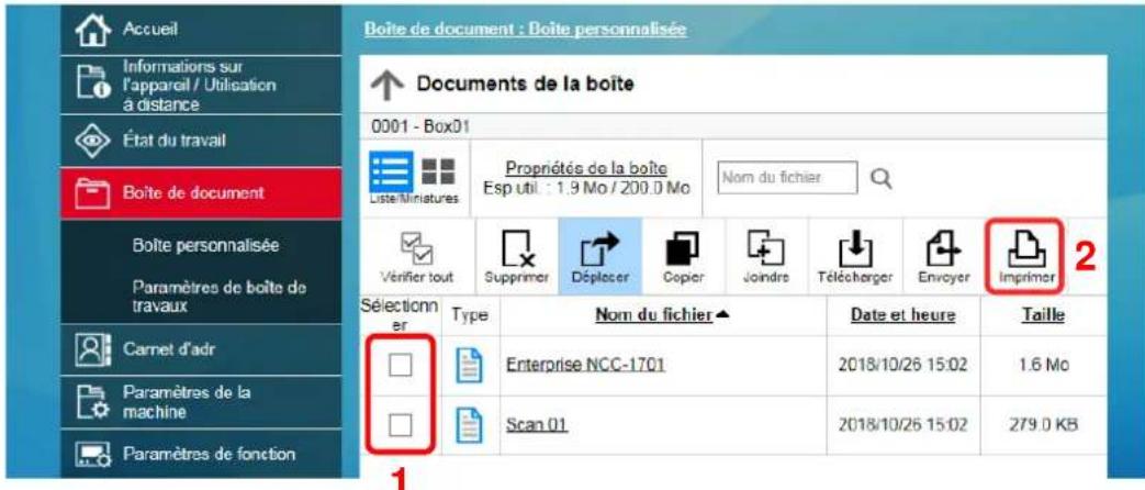OLIVETTI dCopia 5001MF - Imprimer le document. - 1