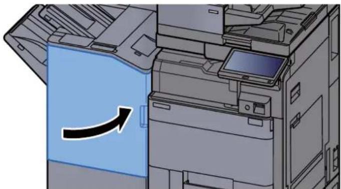 OLIVETTI dCopia 5001MF - Vider le bac de récapération d'agrafes - 6