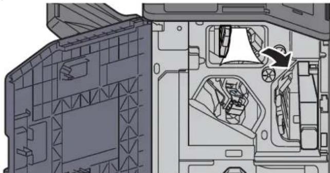 OLIVETTI dCopia 5001MF - Élimination des agrafes coincées dans le module de finition et agrafage 100 feuilles - 4