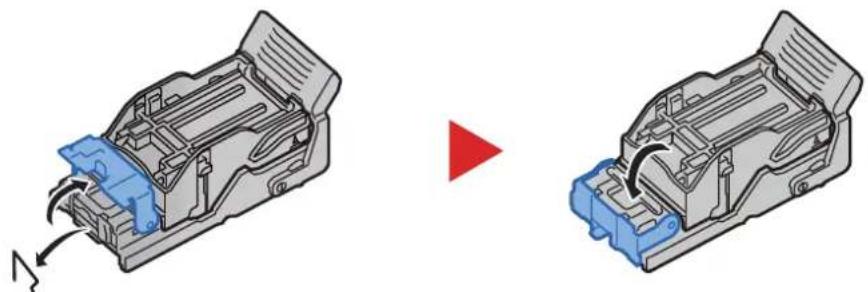 OLIVETTI dCopia 5001MF - Élimination des agrafes coincées dans le module de finition 4000 feuilles - 7