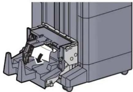 OLIVETTI dCopia 5001MF - Élimination des agrafes coincées dans l'unité de pliage (module de finition 4000-feuilles) - 12