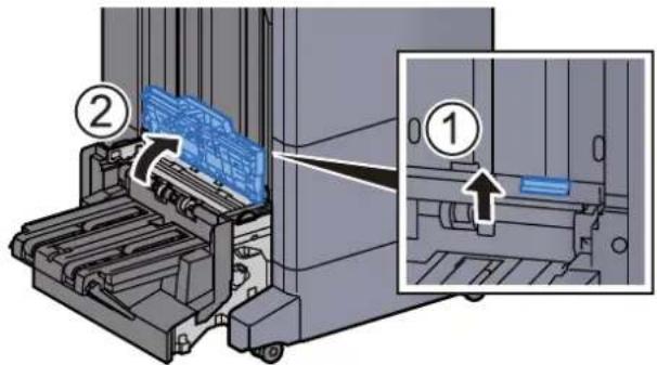 OLIVETTI dCopia 5001MF - Élimination des agrafes coincées dans l'unité de pliage (module de finition et agrafage 100 feuilles) - 8
