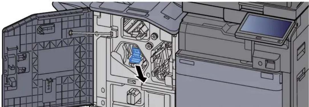 OLIVETTI dCopia 5001MF - Élimination des agrafes coincées dans le module de finition et agrafage 100 feuilles - 6