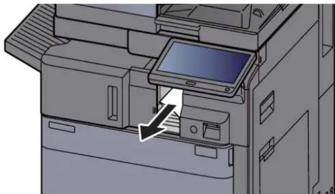 OLIVETTI dCopia 5001MF - Élimination des agrafes coincées dans le module de finition interne - 2