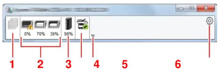 OLIVETTI dCopia 5001MF - Aperçu rapide de l'état - 1