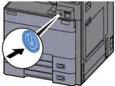 OLIVETTI dCopia 5001MF - Mise sous tension - 1
