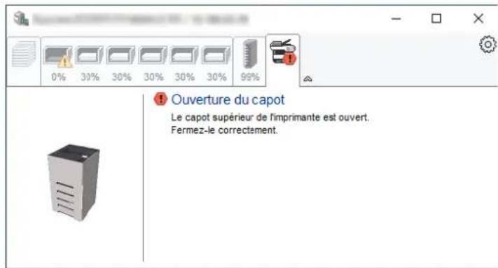 OLIVETTI PG L2645 - Onglet alerte - 1