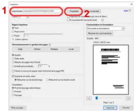 OLIVETTI PG L2645 - Configurer les paramètres - 1