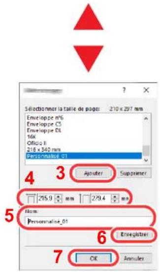 OLIVETTI PG L2645 - Enregistrer le format de papier. - 2