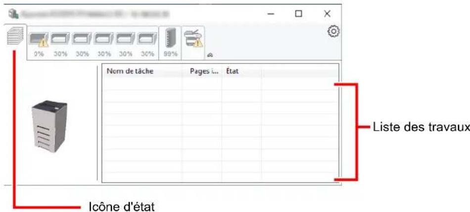 OLIVETTI PG L2645 - Onglet progression impression - 1