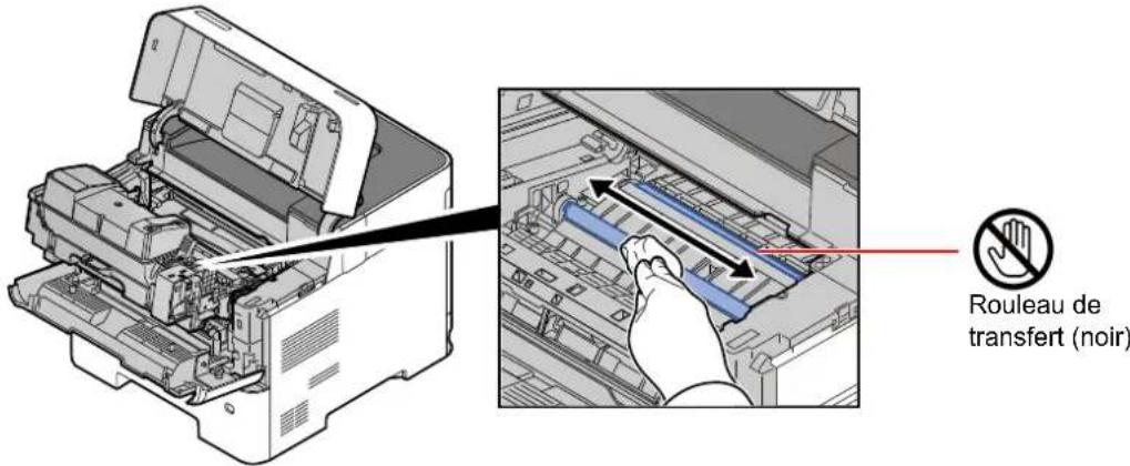 OLIVETTI PG L2645 - Utilisez un chiffon non pelucheux pour dépoussierer et nettoyer le rouleau de registration. - 1