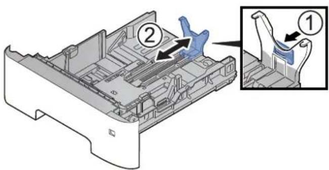 OLIVETTI PG L2645 - Régler le format du magasin. - 2