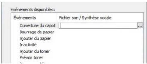 OLIVETTI PG L2645 - Cliquer sur la colonne fichier son / synthèse vocale. - 1