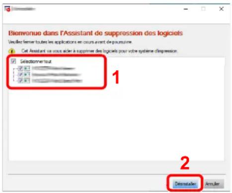 OLIVETTI PG L2645 - Désinstaller le logiciel. - 1