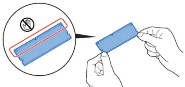 OLIVETTI PG L2645 - Précautions pour la manipulation des modules de mémoire - 1
