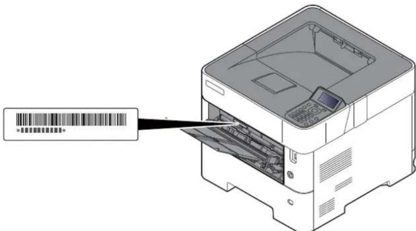 OLIVETTI PG L2645 - Vérification du numéro de série de l'équipement - 1