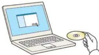 OLIVETTI PG L2645 - Insérer le DVD. - 1