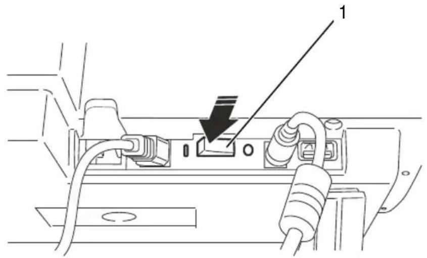 OLIVETTI Oliscan A600 - Accensione dello scanner - 1