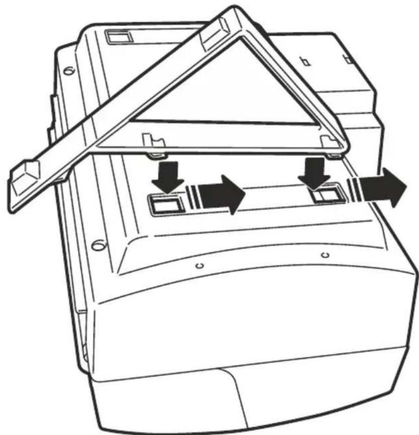 OLIVETTI Oliscan A600 - Montagem do suporte do scanner - 1