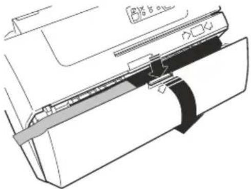 OLIVETTI Oliscan A600 - Retirada de la cinta de embalaje - 2