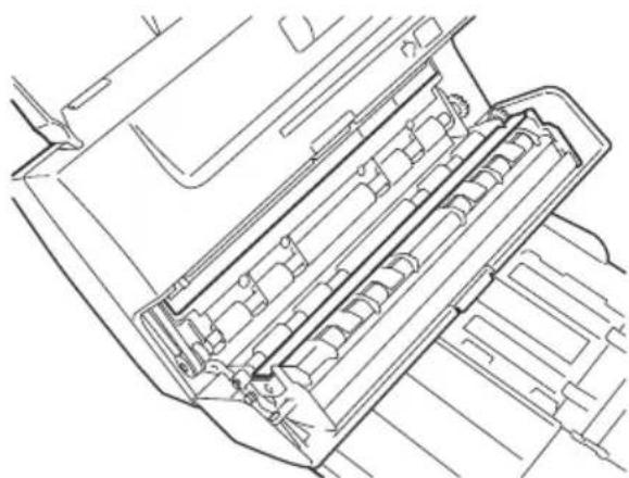 OLIVETTI Oliscan A600 - AVISO: Durante as operações de remoção, tenha muito cuidado para não danIFICAR o modulo ADF. - 1