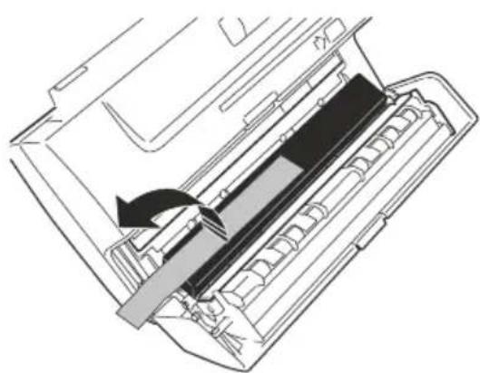 OLIVETTI Oliscan A600 - Retirada de la cinta de embalaje - 3