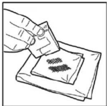 OLIVETTI Oliscan A600 - WARNING: Do not rub against the nozzles, or use unmoistened paper, as the nozzles could become clogged. - 1