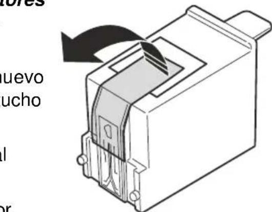 OLIVETTI Oliscan A600 - ADVERTENCIA: No toque los contactos superiores del soporte del cartucho ni los inyectores del cartucho de tinta. - 1
