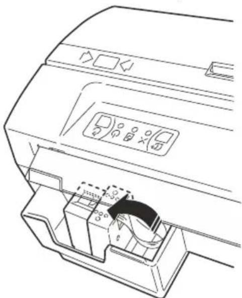 OLIVETTI Oliscan A600 - Attention: durant la phase d'introduction de la cartouche, veiller à ne pas endommager le module ADF. - 1